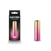 Chroma Sunrise Small 6.8 cm USB Rechargeable Bullet Metallic Pink Gold Coloured BULLETS